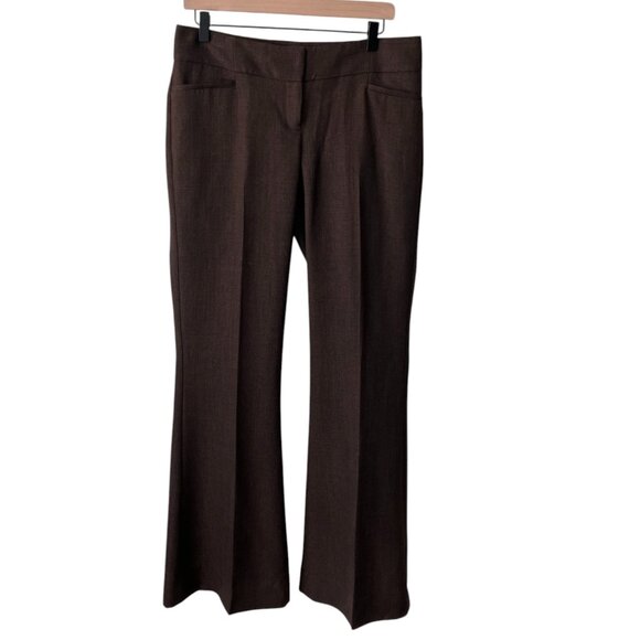 The Limited Drew Fit Flare Leg Brown Dress Pants, New with Tags
